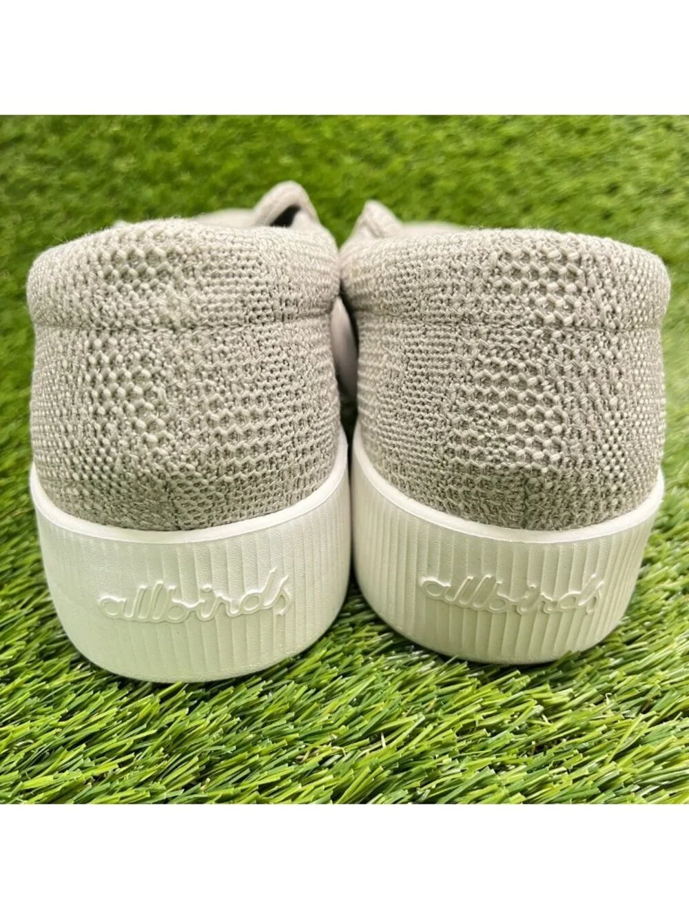 Allbirds Lounger Lift Womens Size 9.5 Gray Casual Knit Slip On Shoes Sneakers
